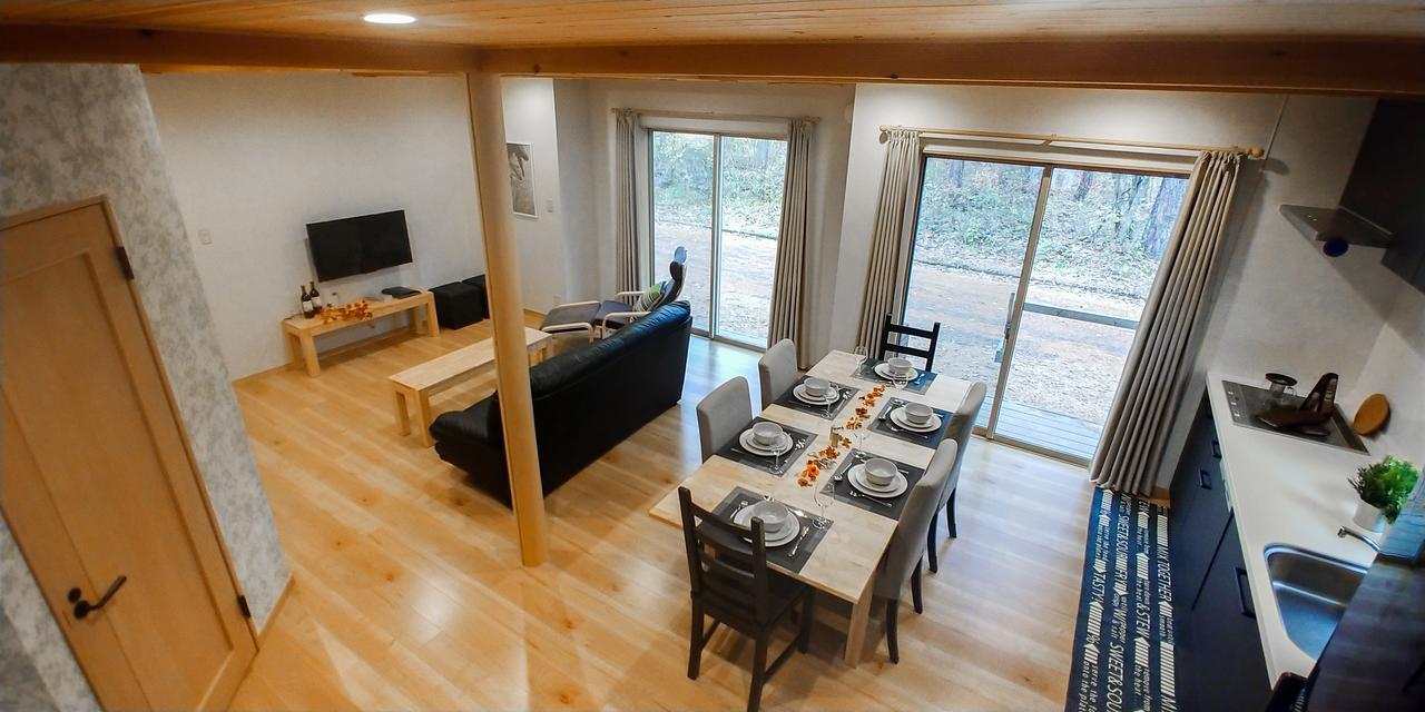 Kitsune Cottages Hakuba Buitenkant foto